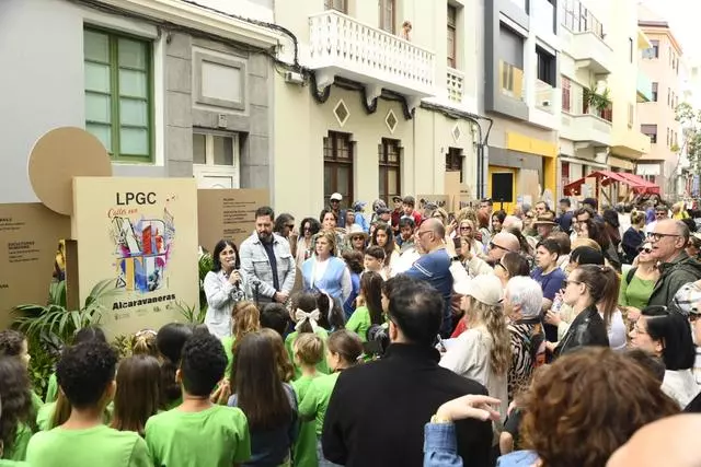 El arte se echa al piche de Alcaravaneras para reivindicar el tejido cultural de los barrios Copiar